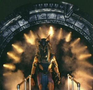 Carlos Lauchu - aka Anubis, emerges from the Stargate at IAAPA Orlando in 1996